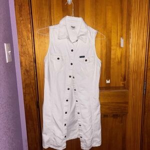 Wrangler Retro White Denim Dress